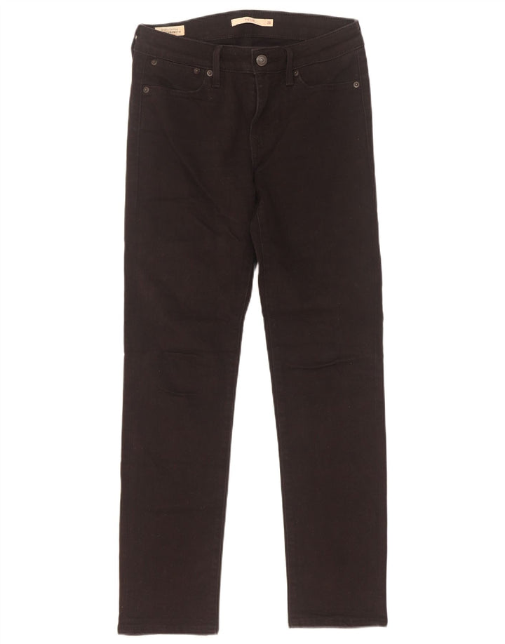 Calça jeans feminina Levi's 712 Slim W26 L30 algodão preto