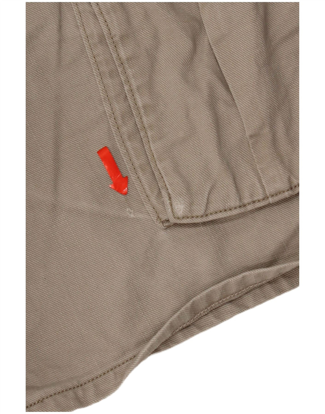 Shorts cargo masculino Levi's W34 grande algodão cinza