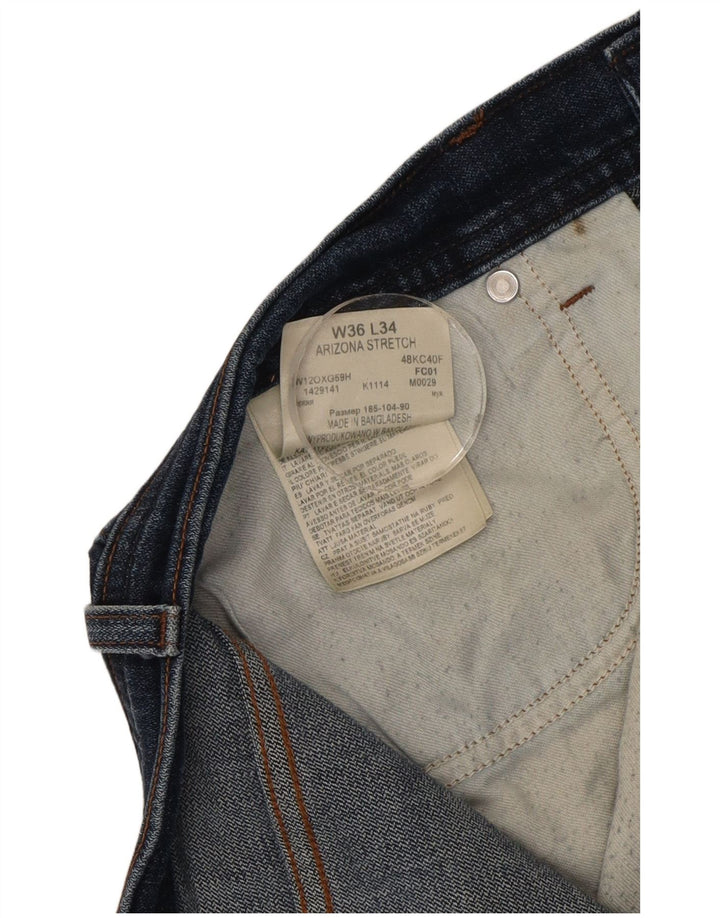 Shorts jeans masculino Wrangler W36 grande algodão azul