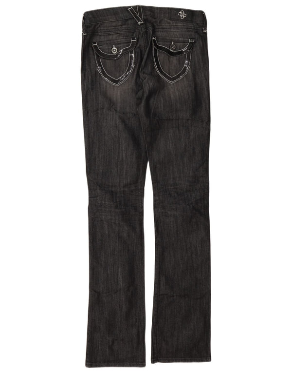 Guess Calça Jeans Feminina Bootcut Slim W26 L33 Cinza Algodão