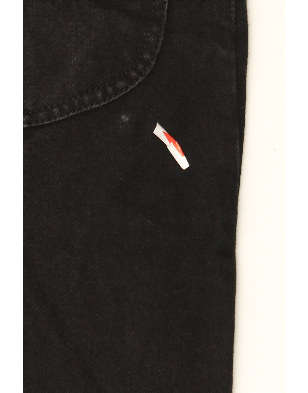 Lee Mens Kansas Straight Jeans W38 L30 Algodão Preto