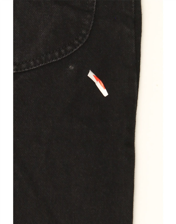 Lee Mens Kansas Straight Jeans W38 L30 Algodão Preto