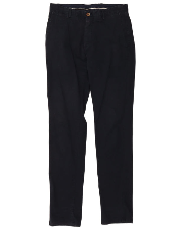 Calça Chino Masculina Slim Fit Massimo Dutti EU 40 Médio W31 L33 Azul Marinho