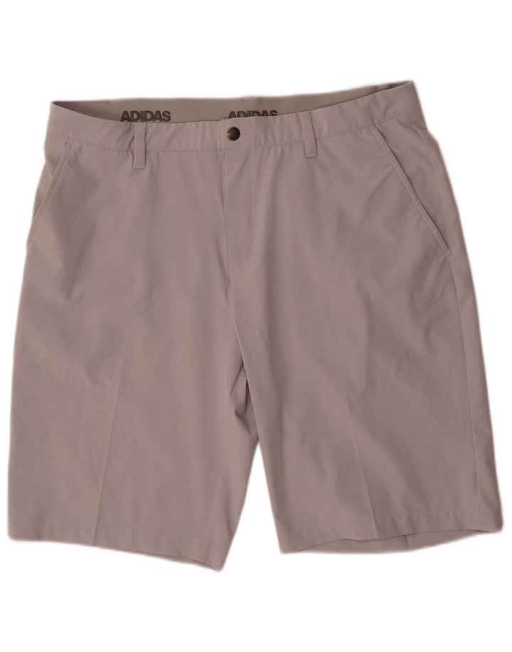Shorts Chino Masculino ADIDAS W36 Grande Poliéster Cinza