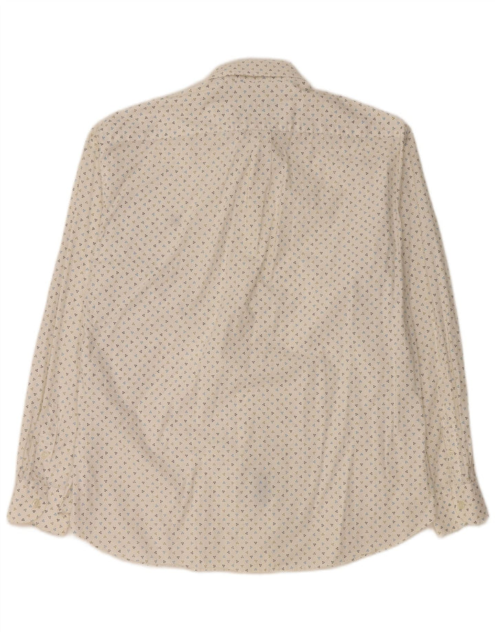 Camisa masculina HARMONT & BLAINE 3XL algodão manchado branco