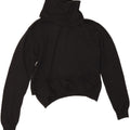 Suéter feminino Guess com gola alta e gola redonda Reino Unido 14 algodão preto médio