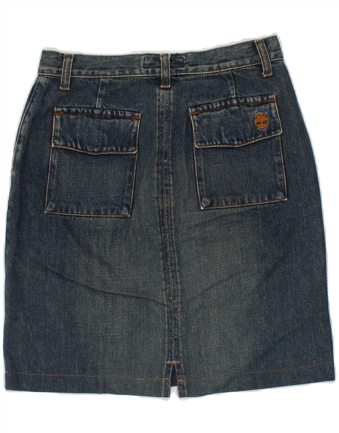 TIMBERLAND Womens Denim Skirt US 2 XS W26  Blue Cotton Vintage Timberland and Second-Hand Timberland from Messina Hembry 