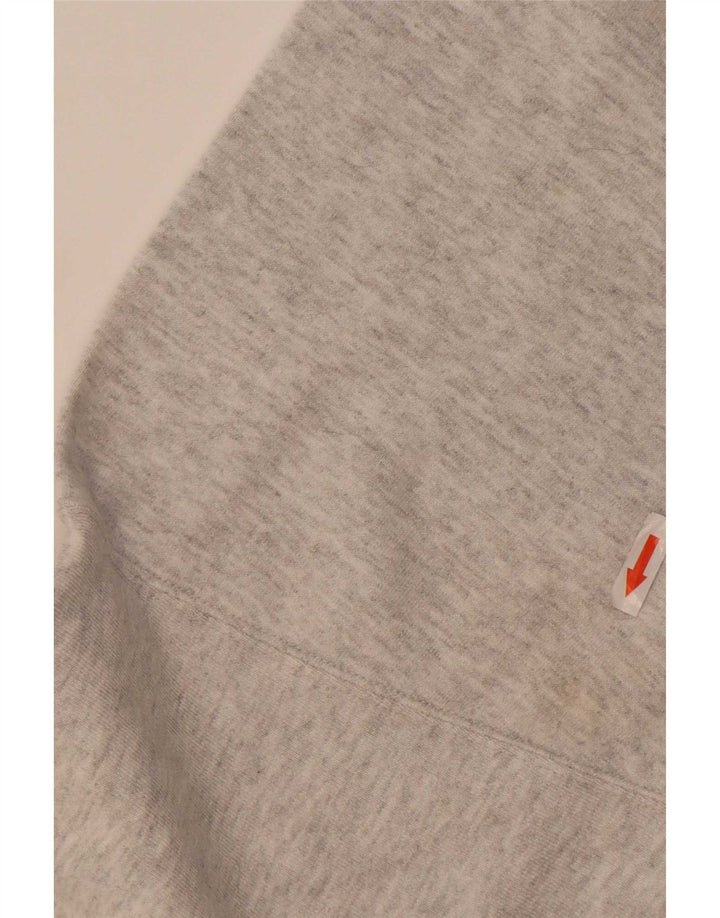 Jumper de moletom feminino grande Champion UK 16 grande cinza manchado