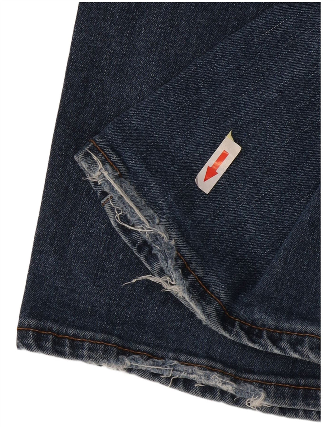 Calça jeans reta regular masculina Marks & Spencer W36 L33 azul algodão