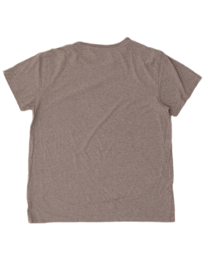 Camiseta masculina Lee grande algodão cinza