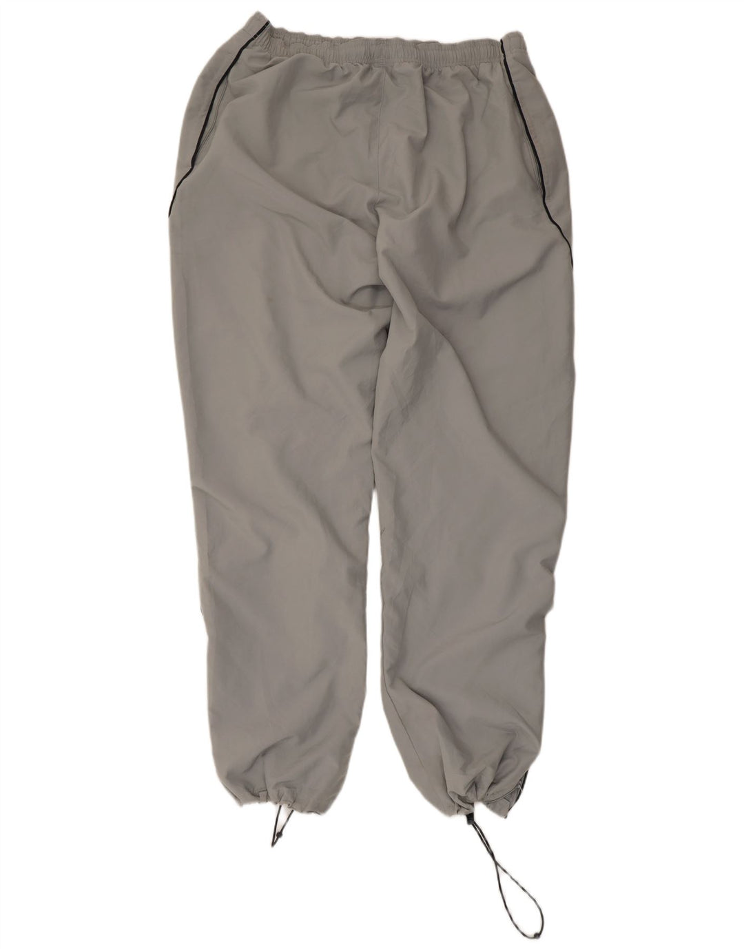 Calça de treino masculina Reebok Joggers grande poliéster cinza