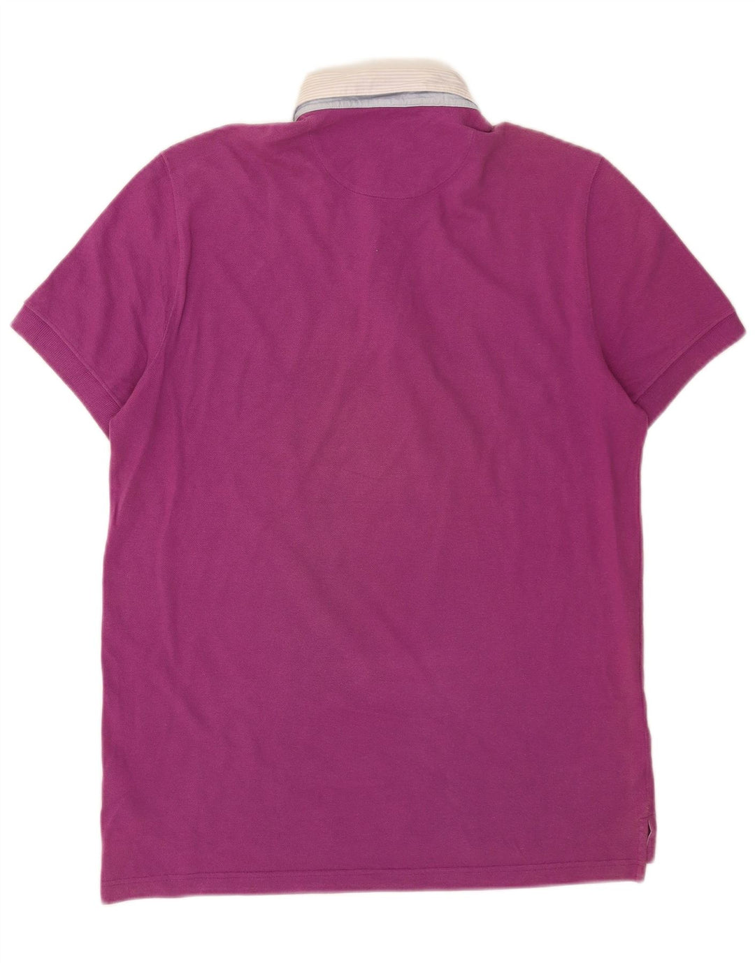 Camisa polo masculina Massimo Dutti médio rosa algodão colorblock