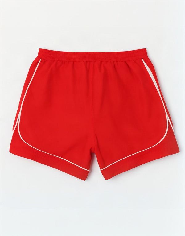 Shorts esportivos masculinos Umbro XL poliéster vermelho