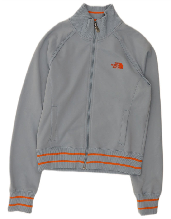 Jaqueta de treino feminina The North Face UK 12 poliéster azul médio