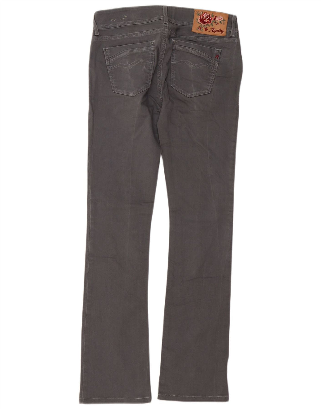 Jeans REPLAY feminino Rearmy Bootcut W28 L32 algodão cinza