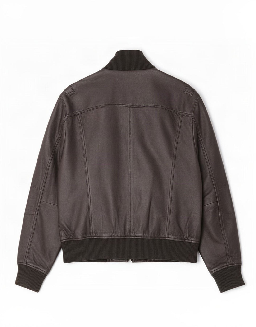 Jaqueta de couro bomber masculina Gipsy UK 38 média preta
