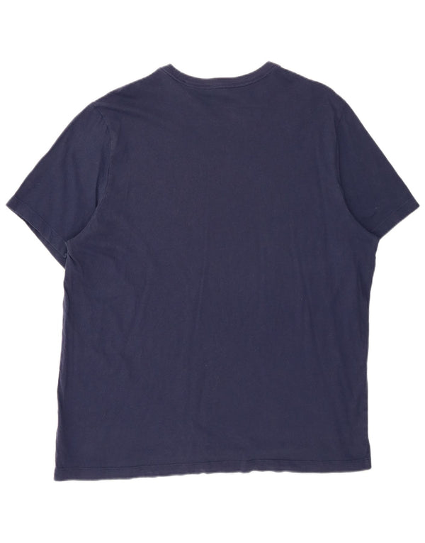 Camiseta masculina Nike Top XL azul marinho algodão