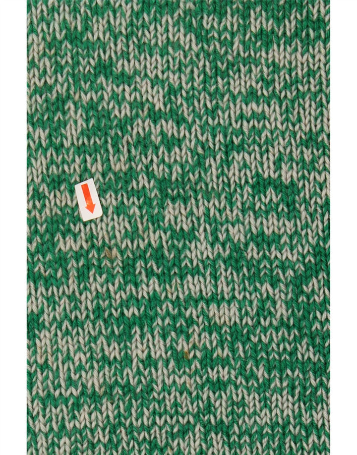 Vintage feminino UK 18 XL verde salpicado