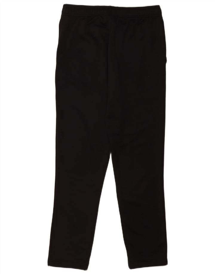 Calças de treino masculinas Adidas UK 40/42 poliéster preto médio