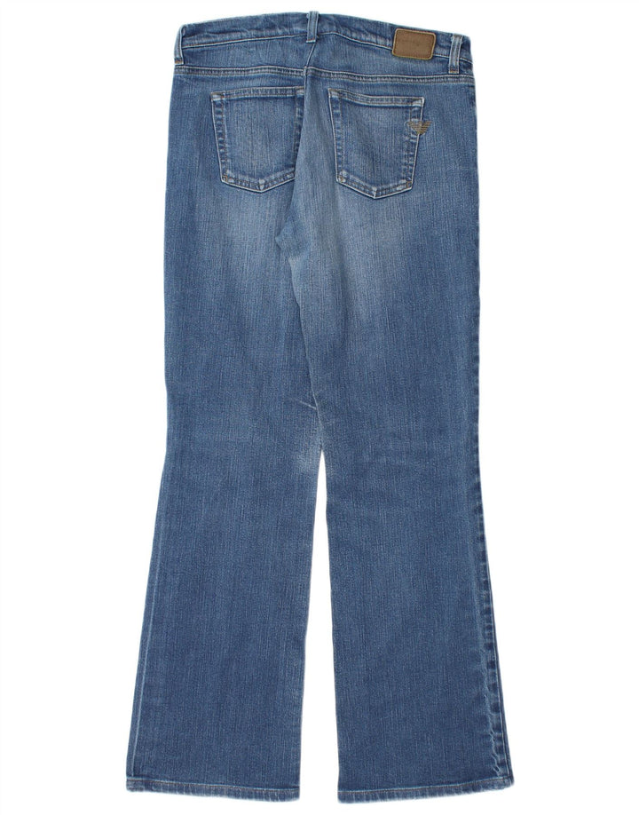 Armani feminino bootcut jeans W31 L30 algodão azul