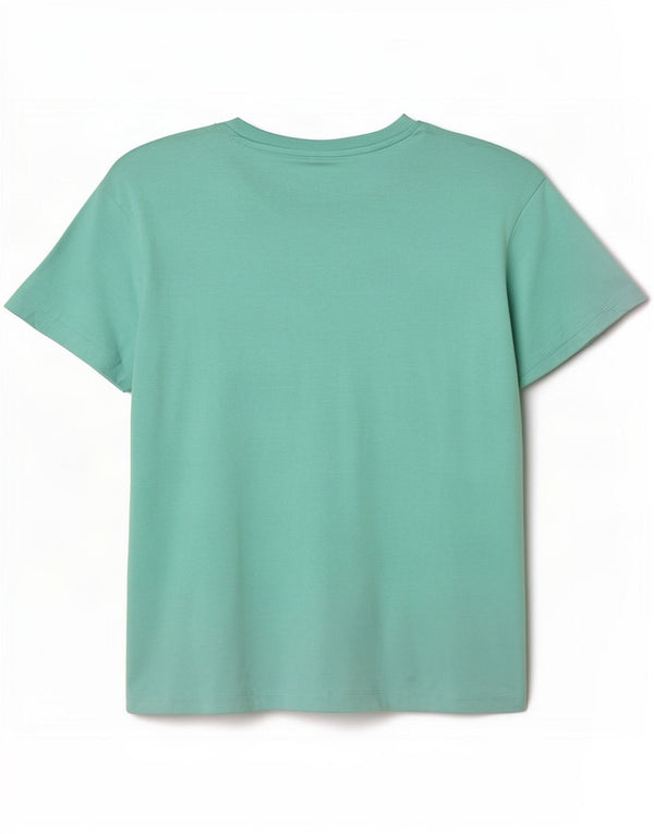 US Polo Assn. Camiseta Masculina Top Grande Algodão Turquesa