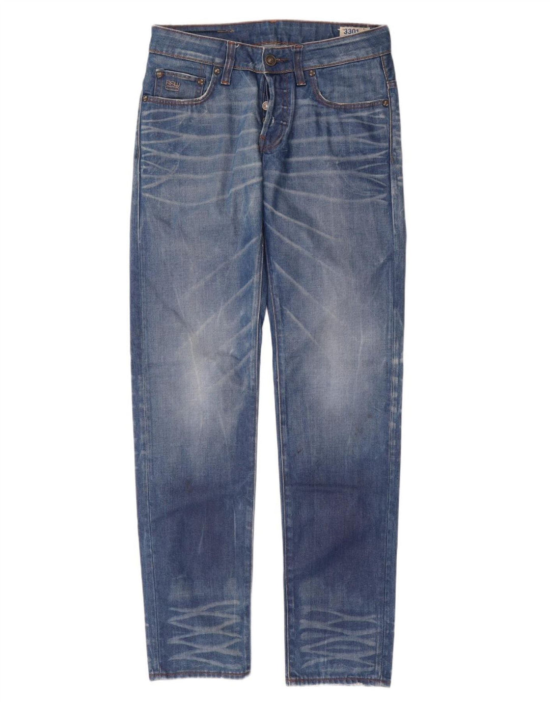 Jeans slim masculino G-STAR W32 L34 algodão azul