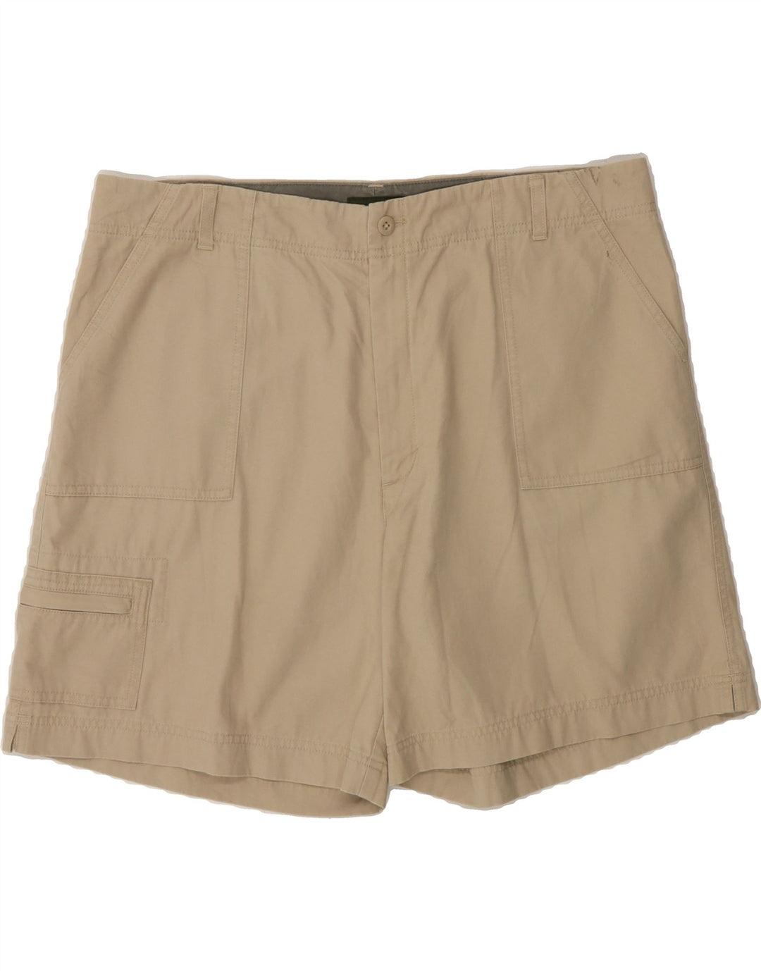 EDDIE BAUER Womens Cargo Shorts US 18 2XL W38  Beige Cotton Vintage Eddie Bauer and Second-Hand Eddie Bauer from Messina Hembry 