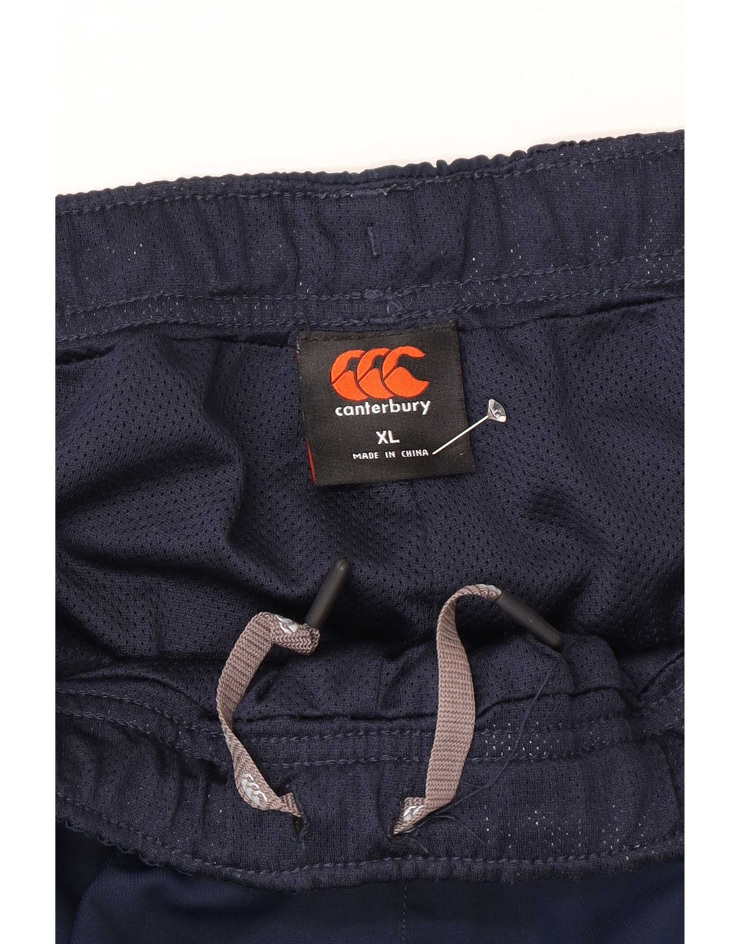 Calça de treino masculina Canterbury XL azul marinho poliéster