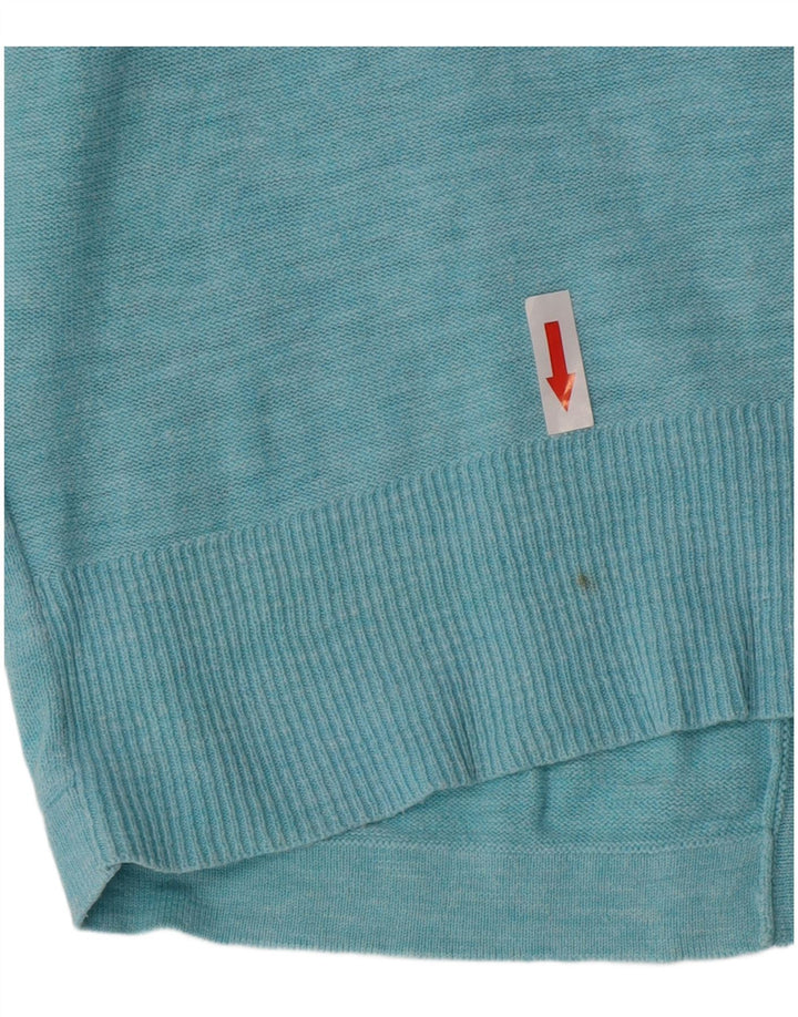 Bolero Jumper feminino White Stuff UK 10 algodão verde pequeno