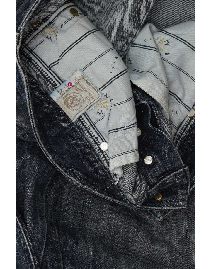 Jeans feminino diesel desgastado slim W31 L33 algodão azul