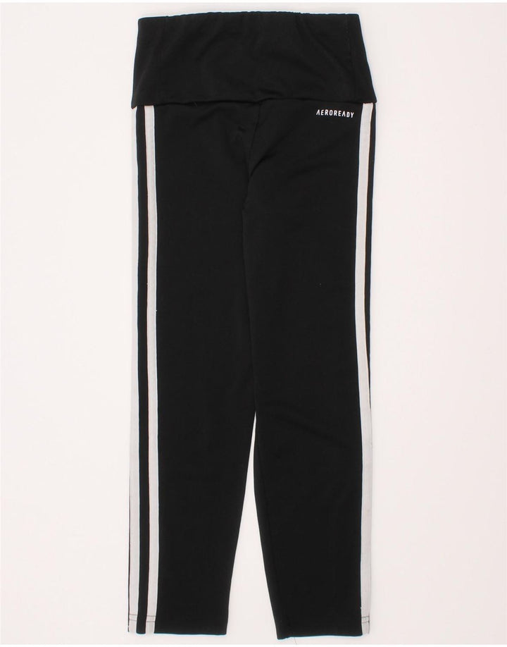 Leggings ADIDAS Aeroready para meninas 7-8 anos preto poliéster