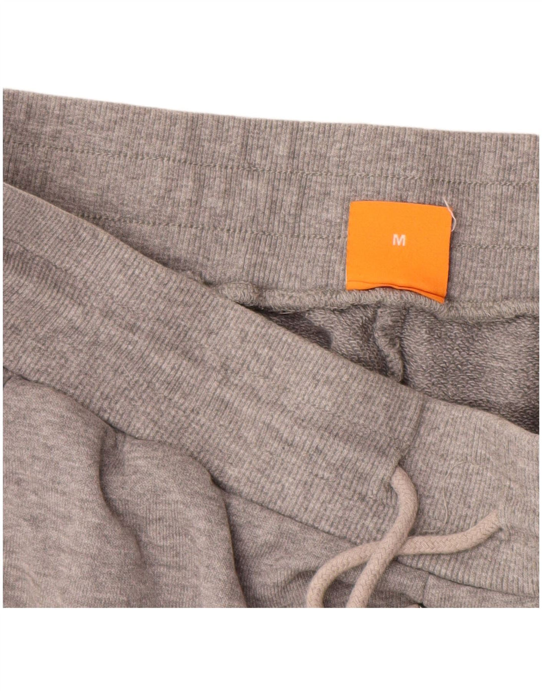 HUGO BOSS Calça de treino masculina Joggers algodão cinza médio