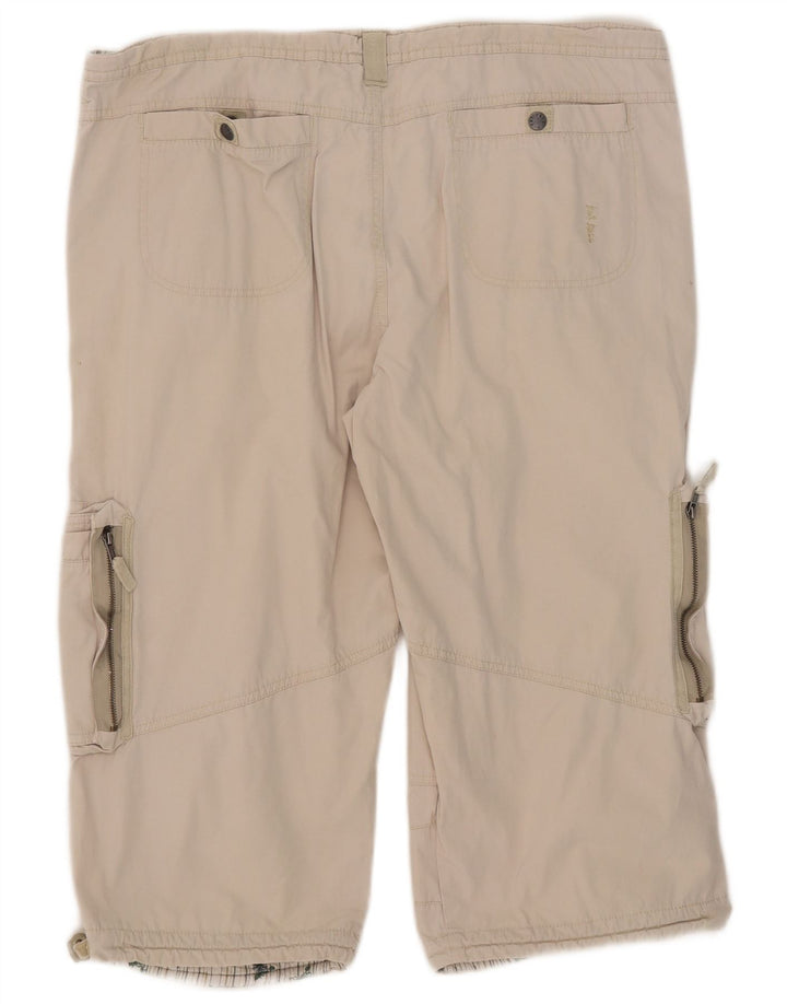 Shorts cargo masculino Fat Face W38 XL algodão bege