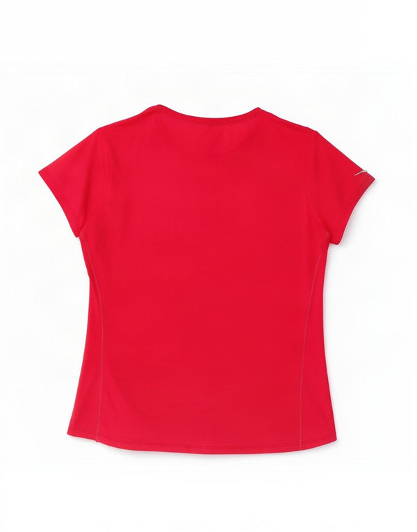 Camiseta Nike Feminina Dri Fit Graphic Top UK 12 Médio Rosa Poliéster
