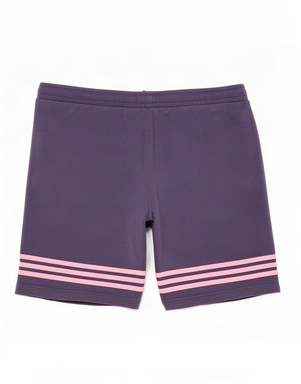 Shorts esportivos femininos Adidas UK 16 grande algodão azul marinho