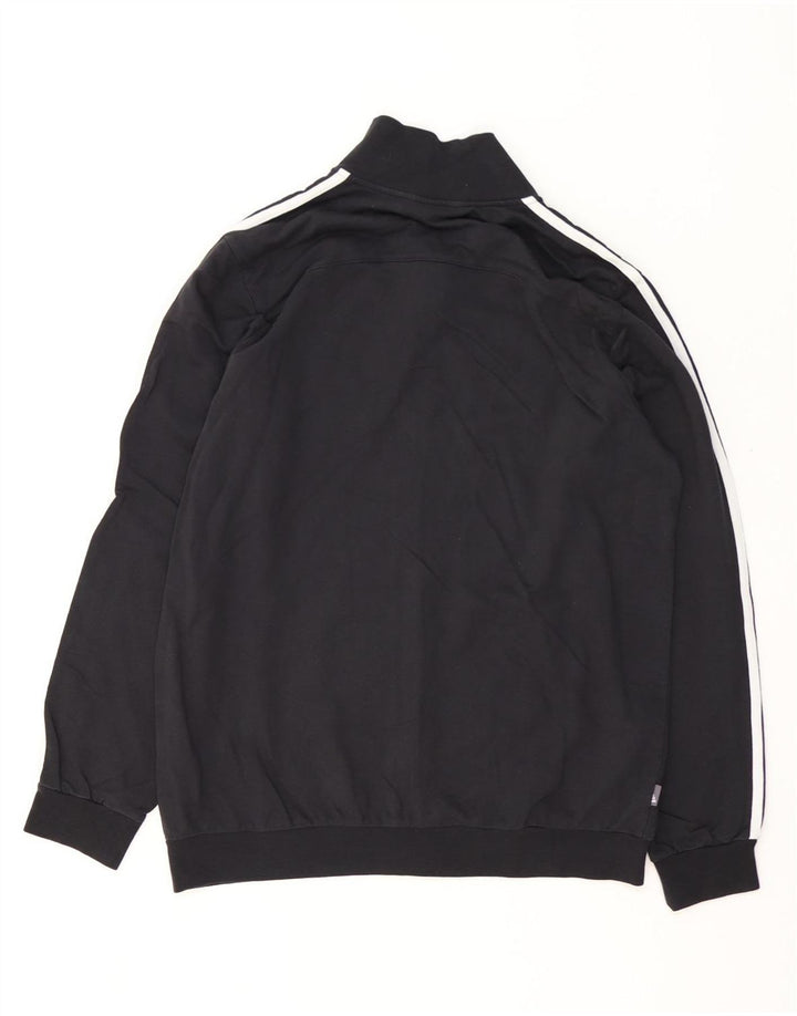 Jaqueta Adidas Mens Treino Top Médio Algodão Preto