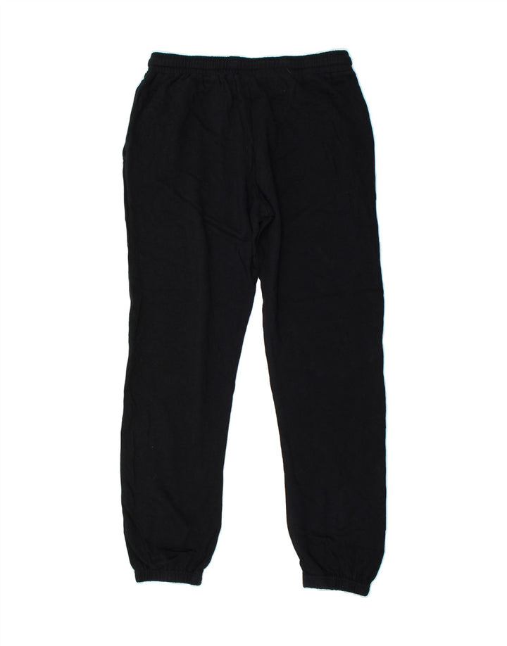 LOTTO Womens Tracksuit Trousers Joggers XL Black Cotton | Vintage Lotto | Thrift | Second-Hand Lotto | Used Clothing | Messina Hembry 