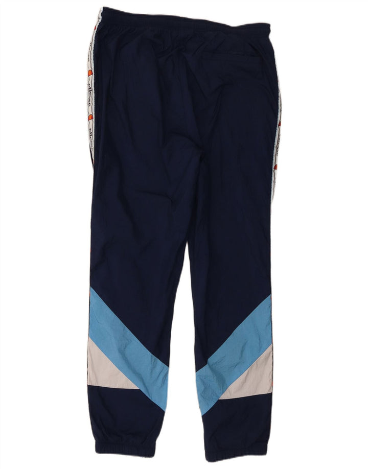 Calça de treino masculina Ellesse Joggers médio azul marinho colorblock