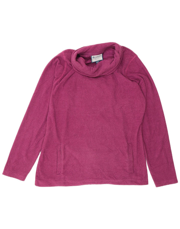 Mountain Warehouse Womens Sweatshirt Jumper UK 14 Large Purple Pinstripe