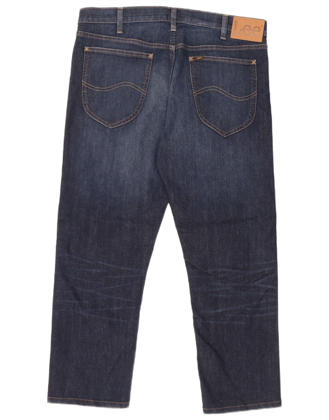 Lee Mens Daren Zip Fly Calça Jeans W36 L25 Azul Algodão