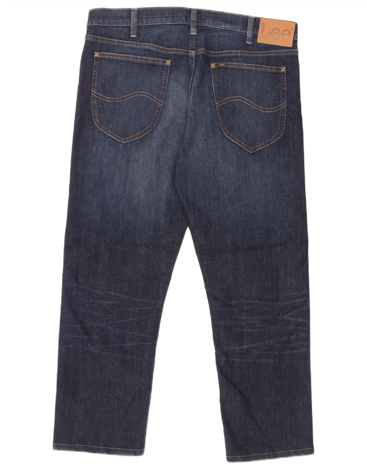 Lee Mens Daren Zip Fly Calça Jeans W36 L25 Azul Algodão
