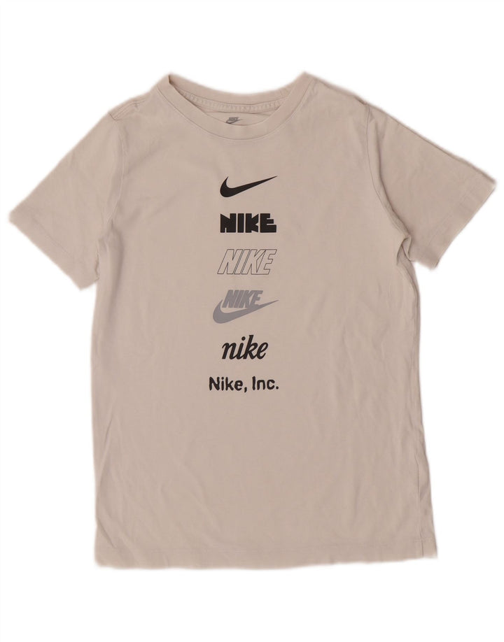 Camiseta Nike Boys Graphic Top 12-13 anos grande branco