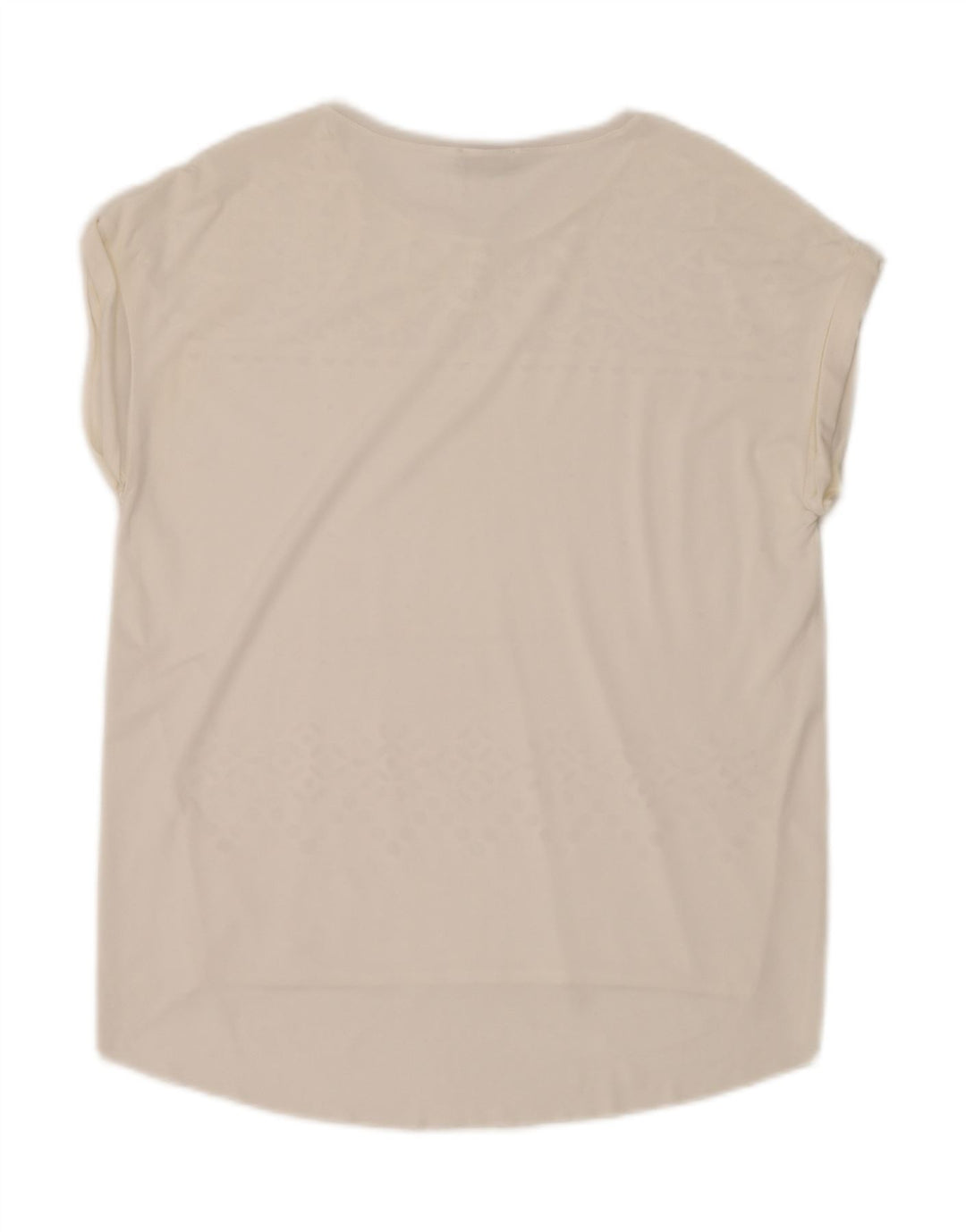 Blusa feminina Zara UK 14 médio branco floral