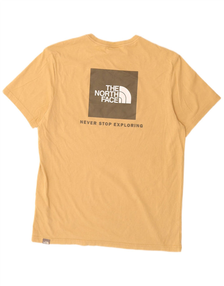 Camiseta gráfica masculina THE NORTH FACE Top de algodão bege médio
