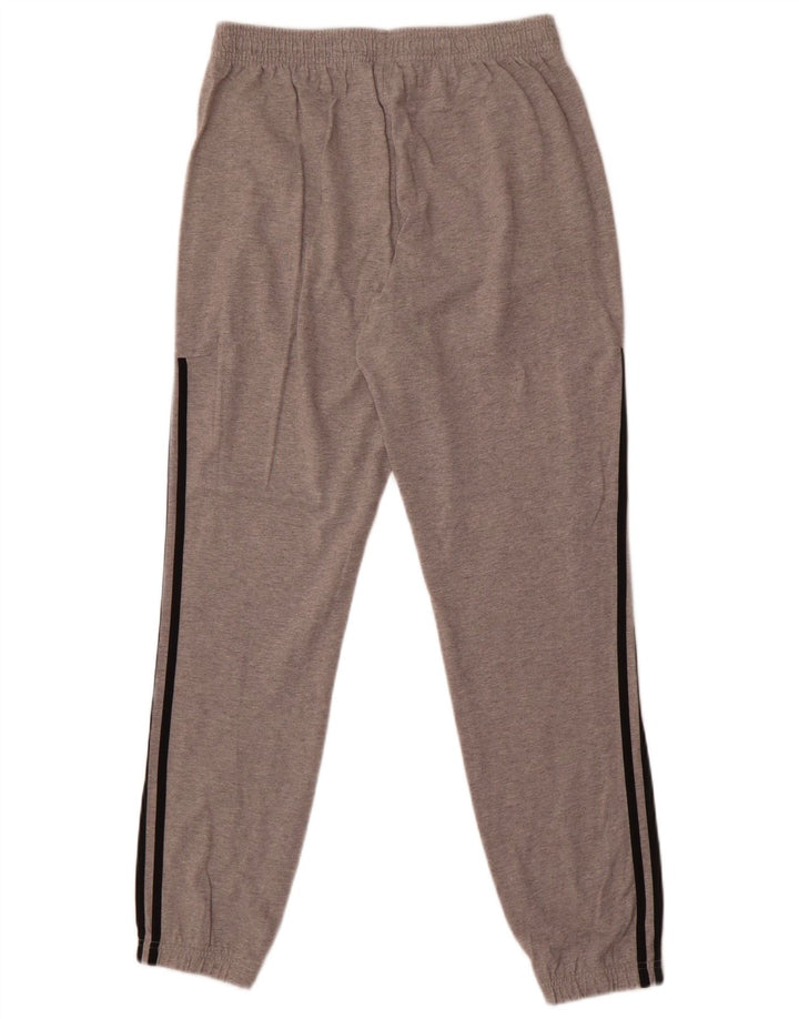 Calça de treino masculina Adidas Joggers cinza médio algodão