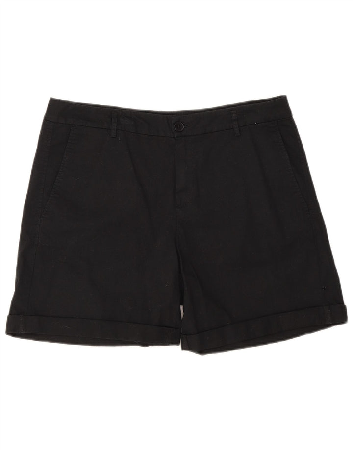 Shorts Chino Feminino Benetton UK 12 Médio W32 Preto