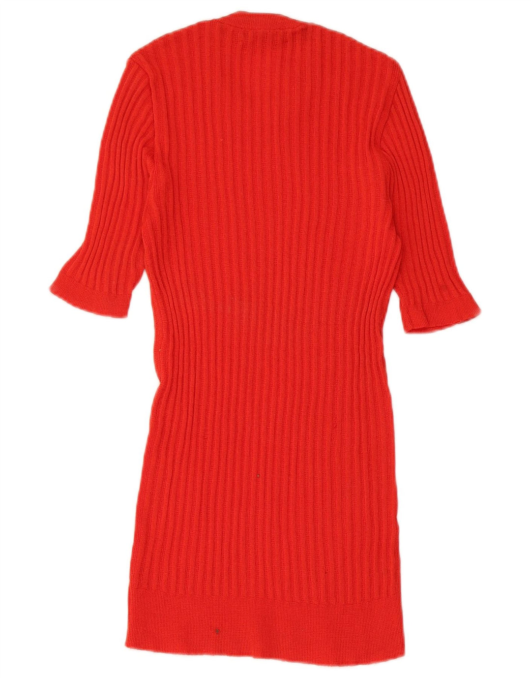 Blusa feminina de malha VINTAGE UK 8 pequena vermelha