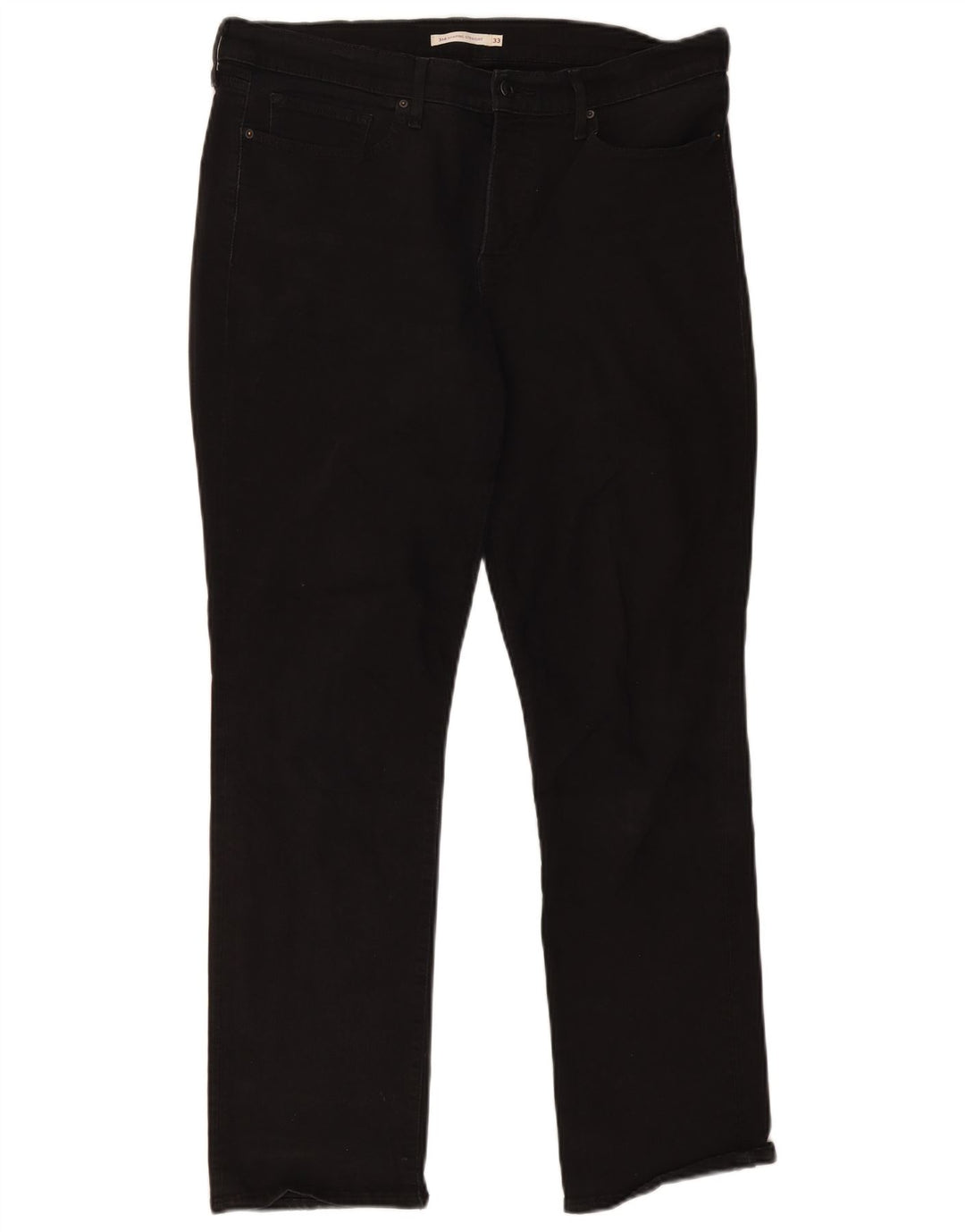 Calça jeans feminina LEVI'S 314 Shaping Straight W33 L30 preta