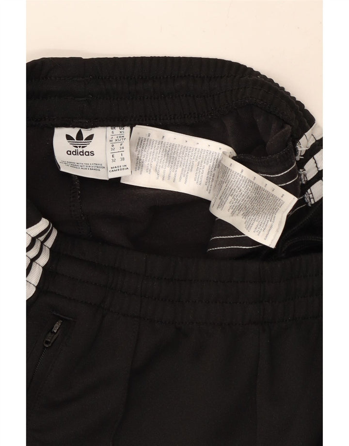 Calças de treino femininas ADIDAS UK 6 XS preto poliéster