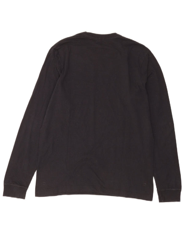 Top Nike Masculino Manga Longa Pequeno Preto